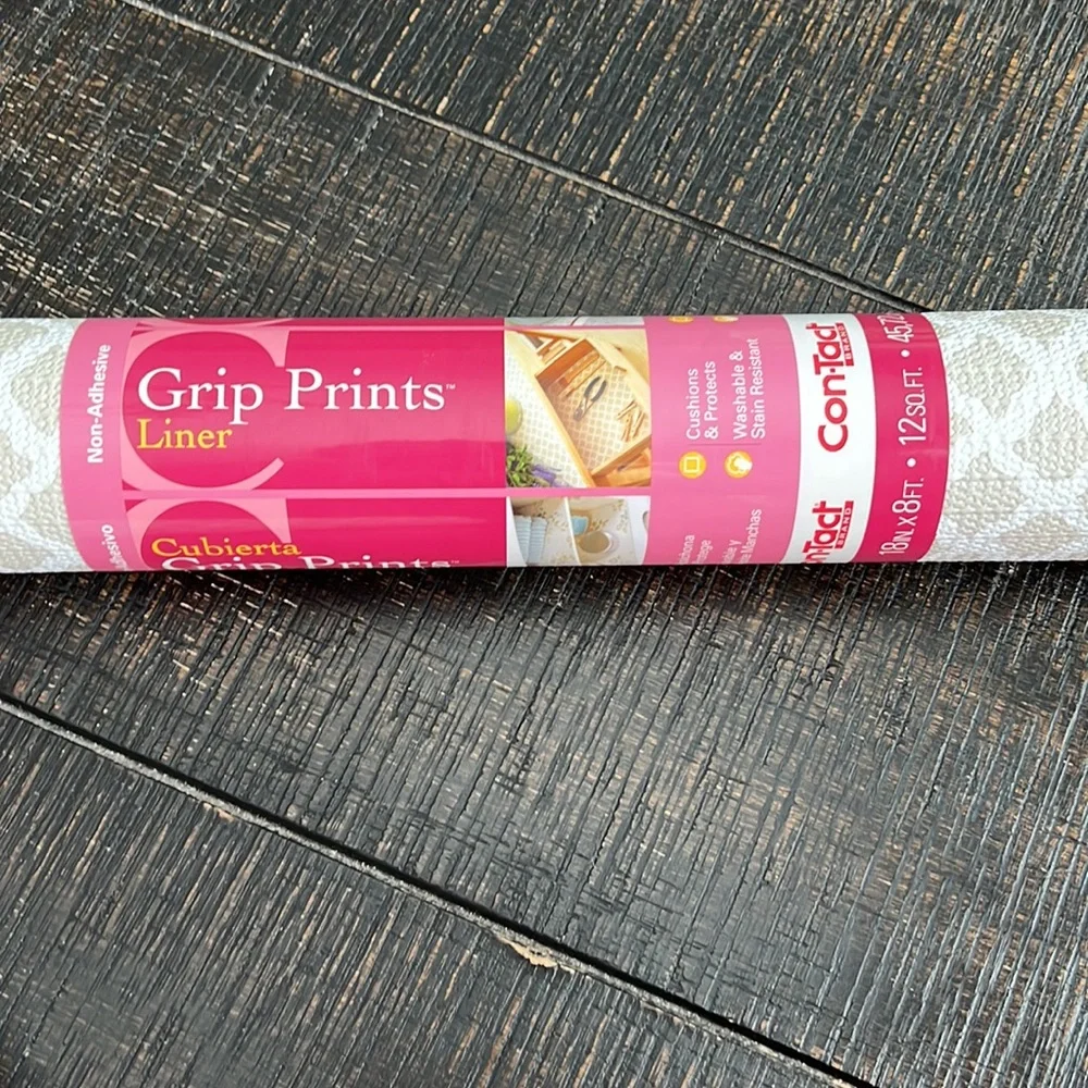 Con-Tact® Brand Grip Prints™, Non-Adhesive Talisman Pale Gray